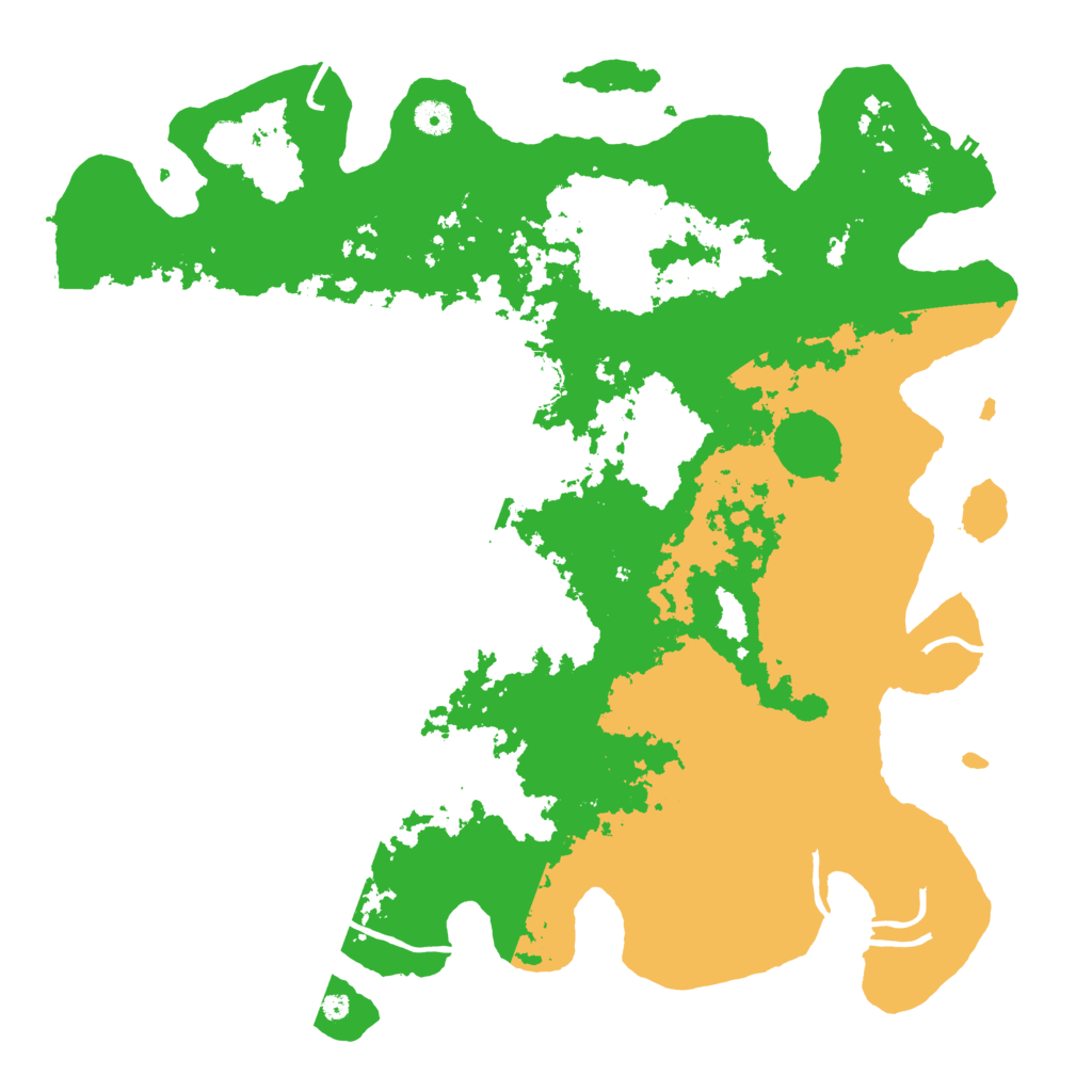 Biome Rust Map: Procedural Map, Size: 4500, Seed: 45442