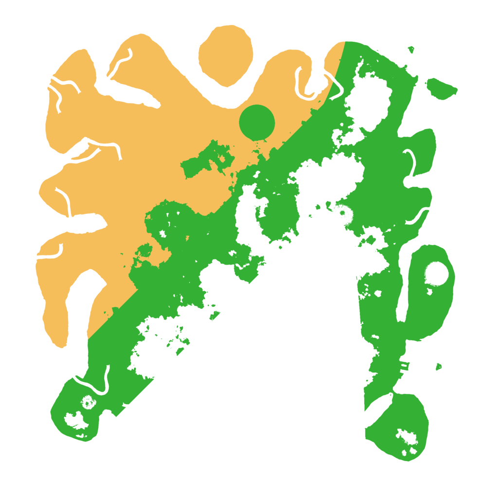 Biome Rust Map: Procedural Map, Size: 3700, Seed: 283361858