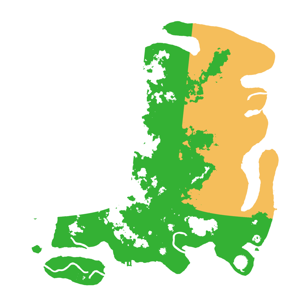 Biome Rust Map: Procedural Map, Size: 3850, Seed: 1596692685