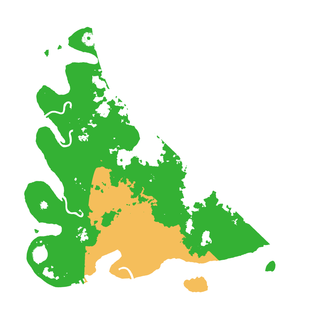 Biome Rust Map: Procedural Map, Size: 3600, Seed: 1048007848