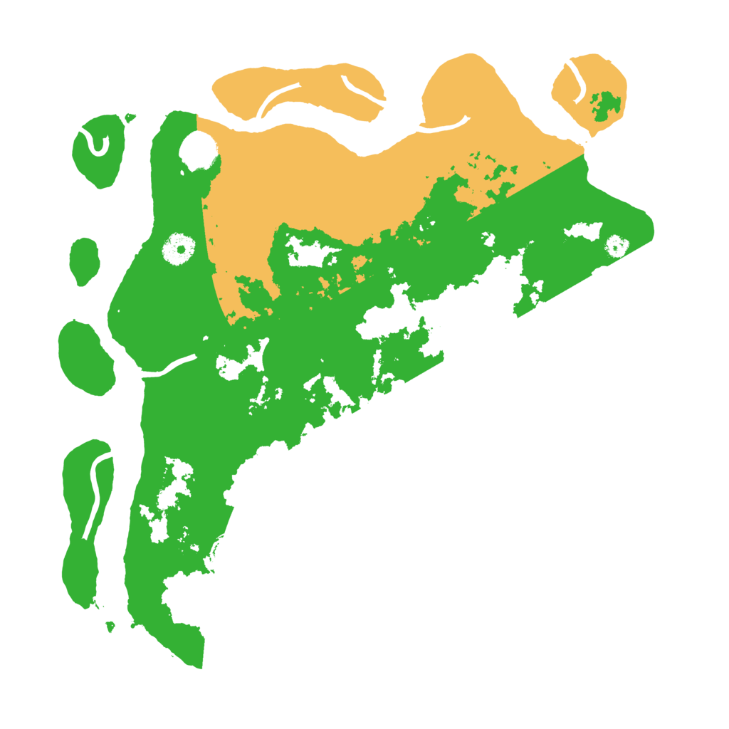 Biome Rust Map: Procedural Map, Size: 3500, Seed: 1639291760