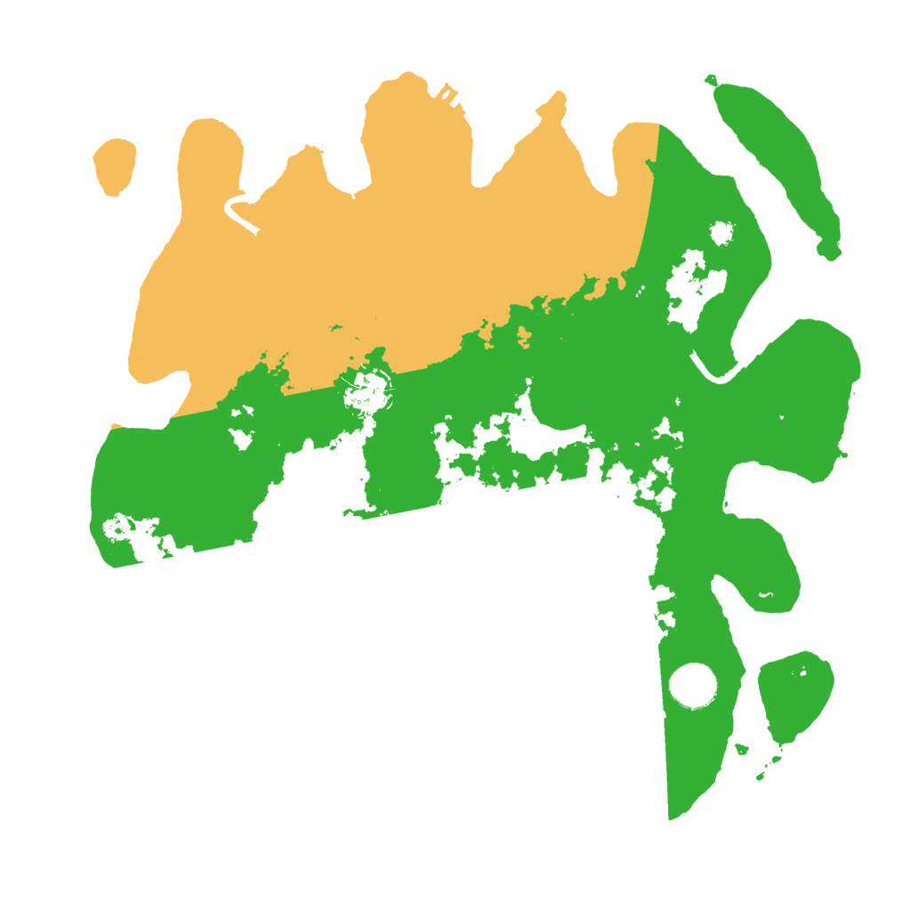 Biome Rust Map: Procedural Map, Size: 3500, Seed: 1280788010