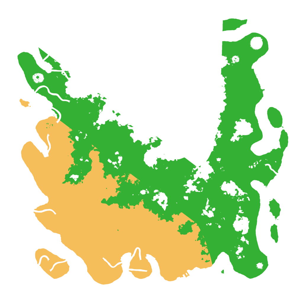 Biome Rust Map: Procedural Map, Size: 4300, Seed: 112309519