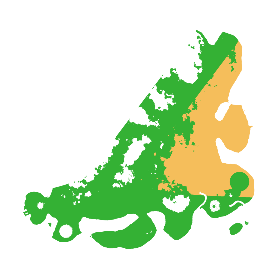 Biome Rust Map: Procedural Map, Size: 3650, Seed: 32255886
