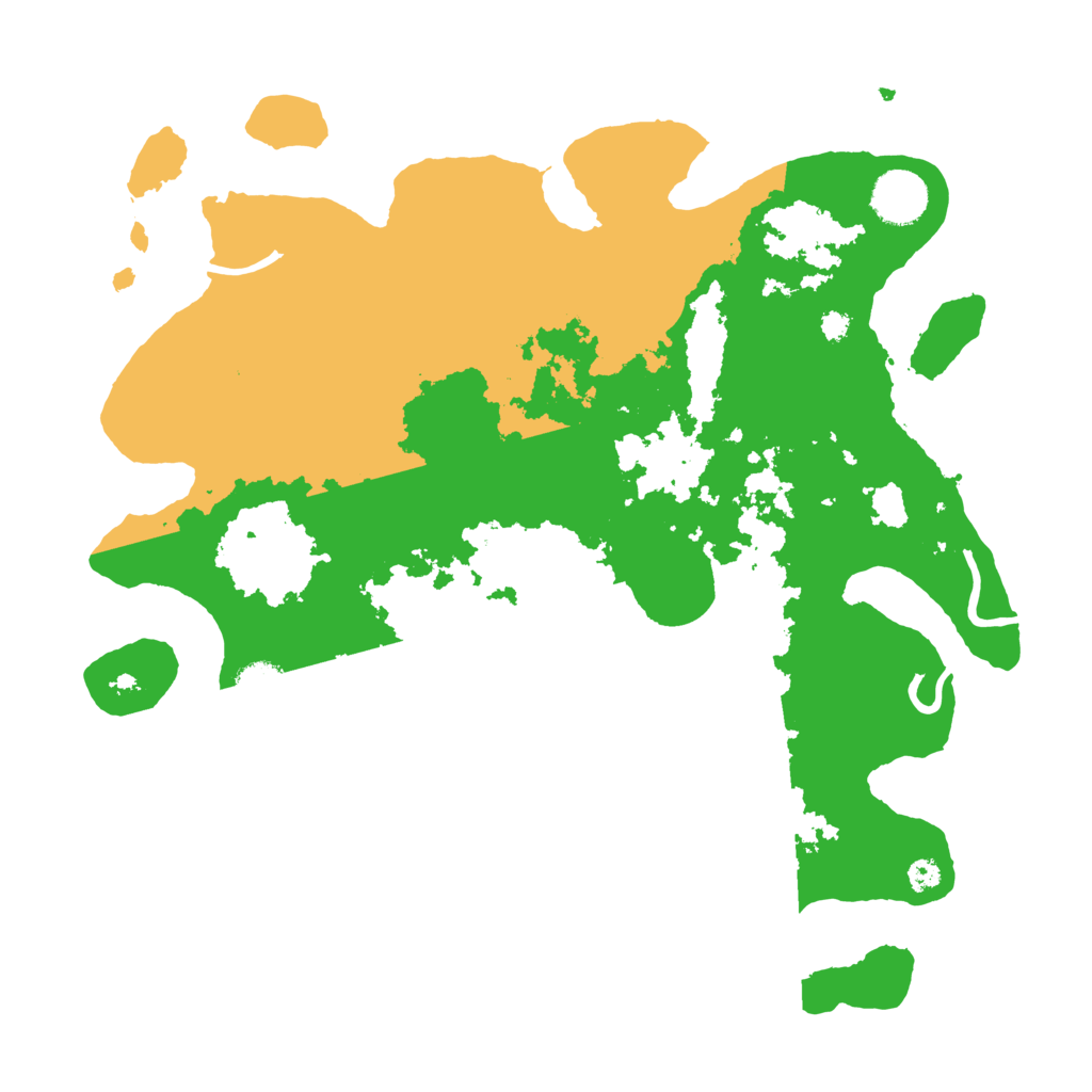 Biome Rust Map: Procedural Map, Size: 3500, Seed: 1286153106