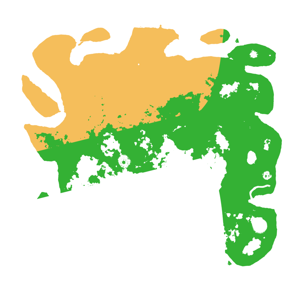 Biome Rust Map: Procedural Map, Size: 3700, Seed: 21786757