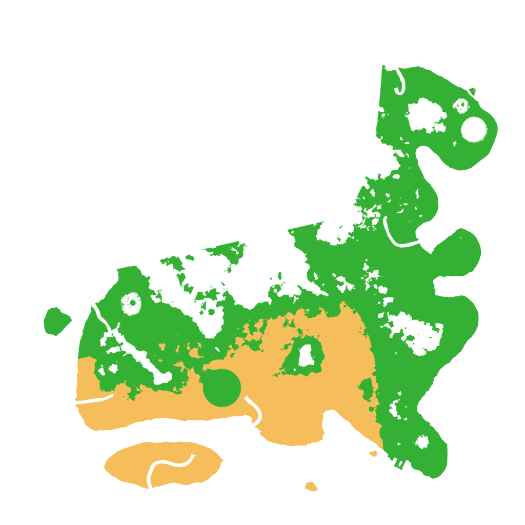 Biome Rust Map: Procedural Map, Size: 3650, Seed: 68453125