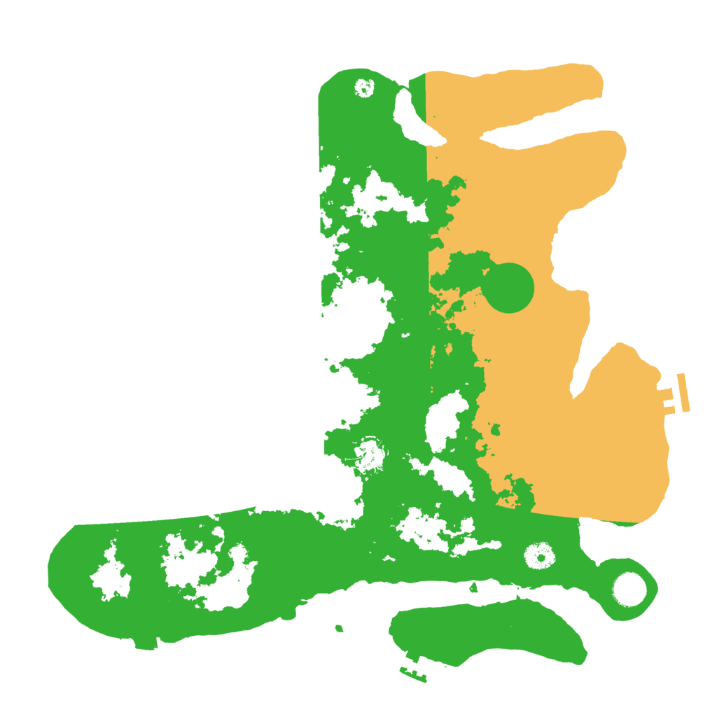 Biome Rust Map: Procedural Map, Size: 3750, Seed: 1356123