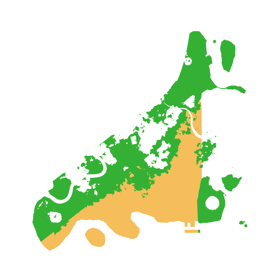 Biome Rust Map: Procedural Map, Size: 3500, Seed: 2983919