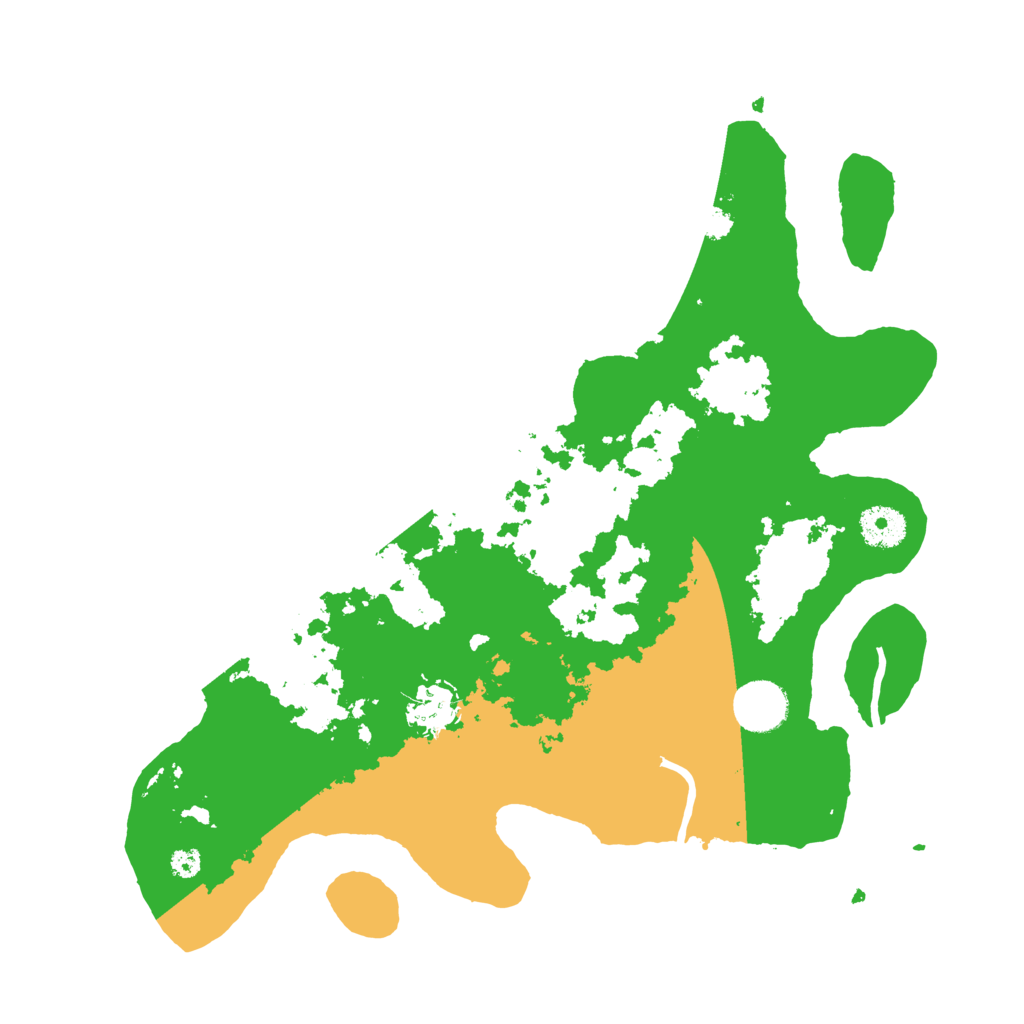 Biome Rust Map: Procedural Map, Size: 3500, Seed: 2983919