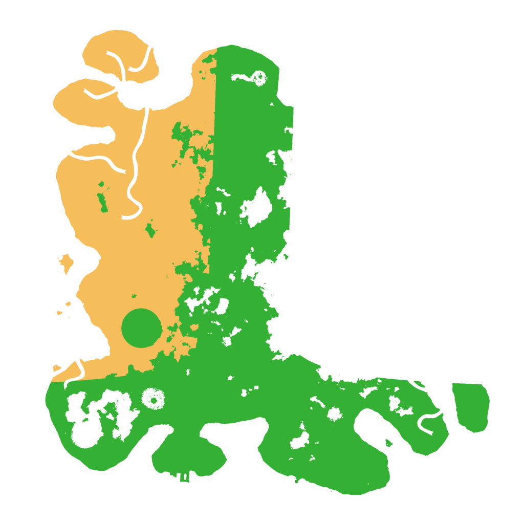 Biome Rust Map: Procedural Map, Size: 3500, Seed: 331912810