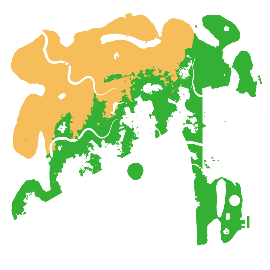 Biome Rust Map: Procedural Map, Size: 4500, Seed: 5055139
