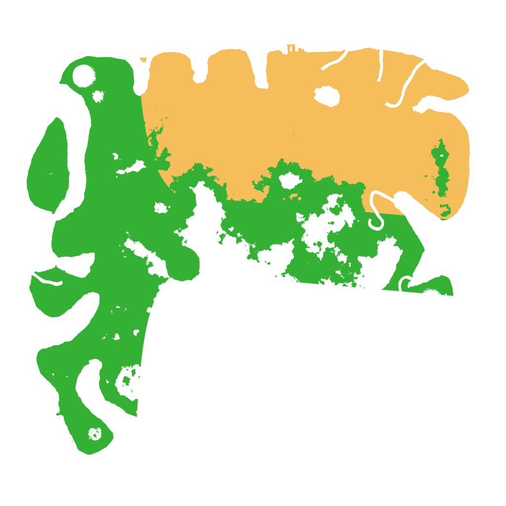 Biome Rust Map: Procedural Map, Size: 3950, Seed: 40692713