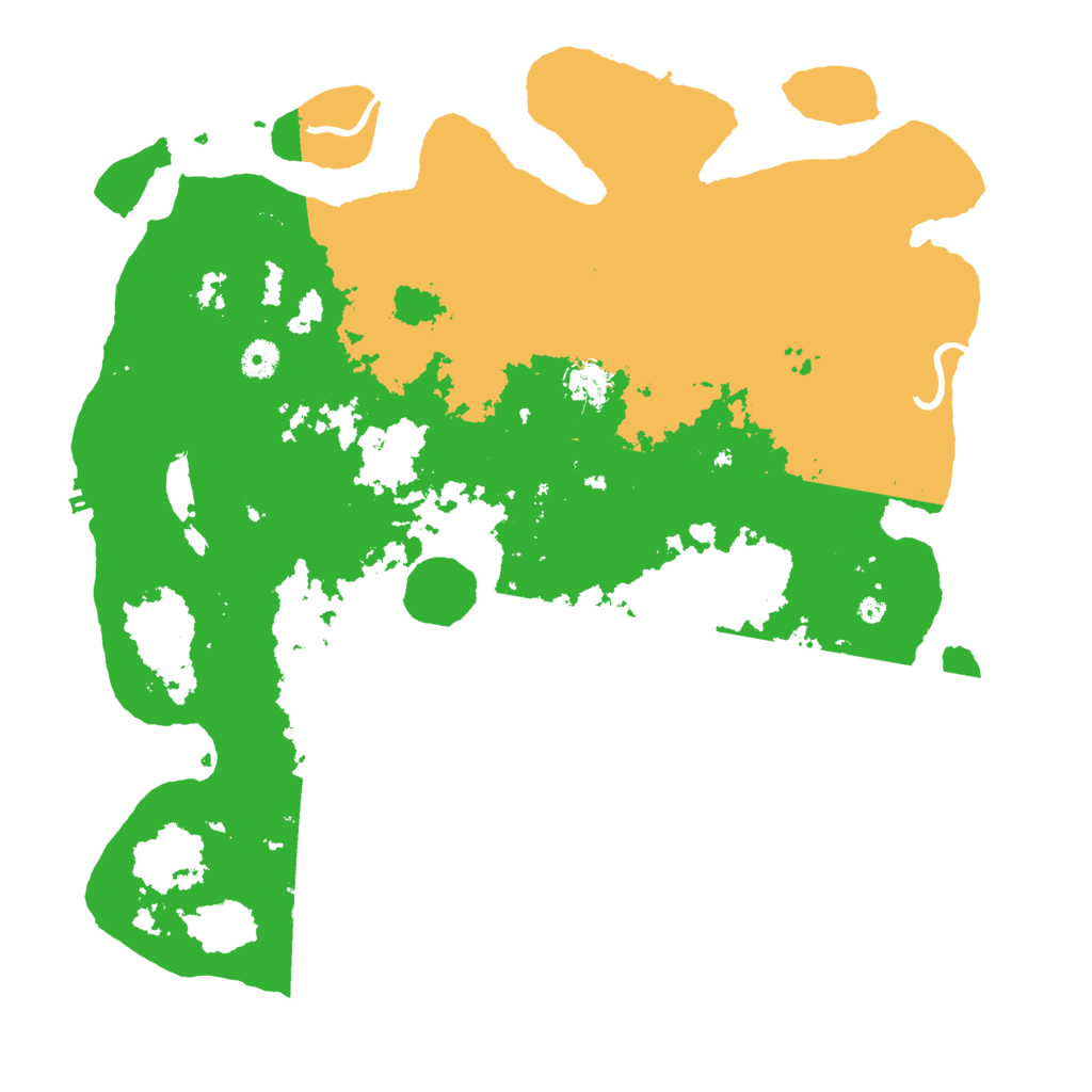 Biome Rust Map: Procedural Map, Size: 4300, Seed: 699502