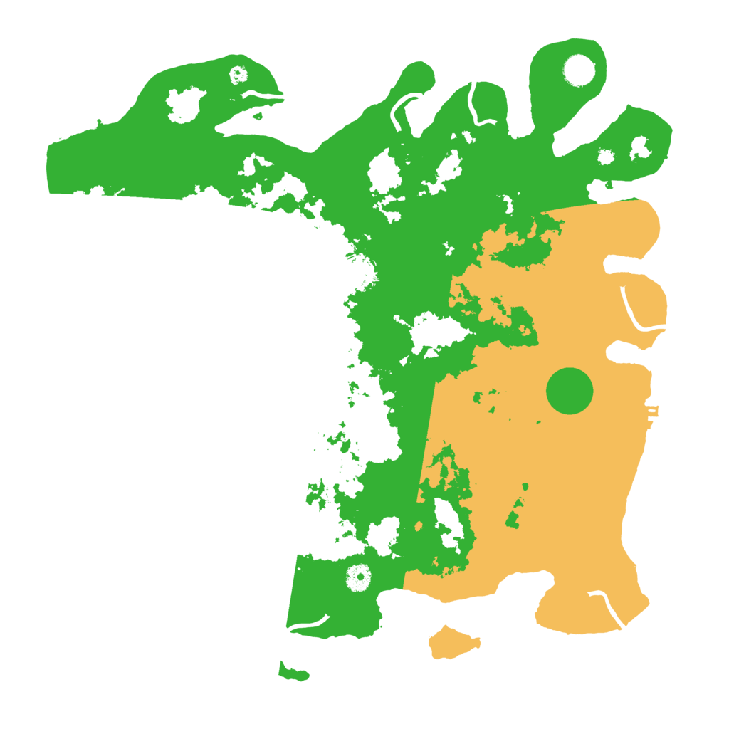 Biome Rust Map: Procedural Map, Size: 4100, Seed: 40649595