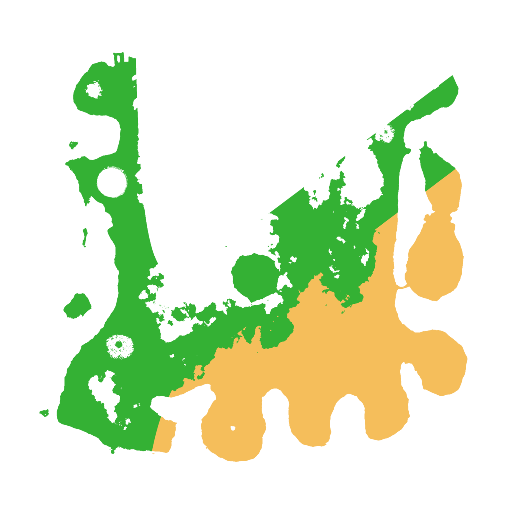 Biome Rust Map: Procedural Map, Size: 3000, Seed: 22556813