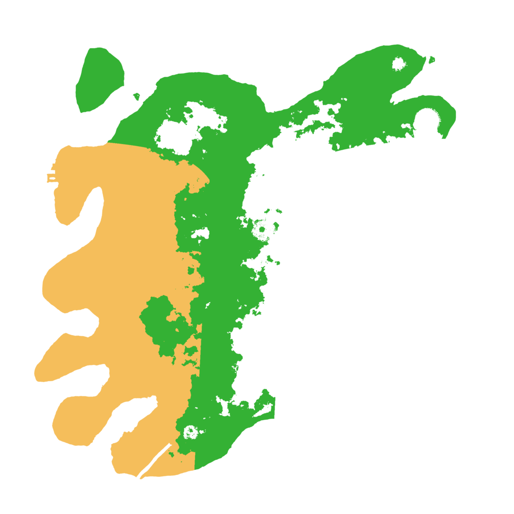 Biome Rust Map: Procedural Map, Size: 3600, Seed: 15536934