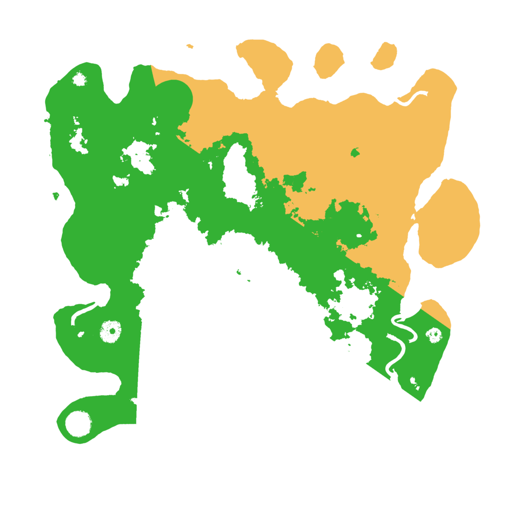 Biome Rust Map: Procedural Map, Size: 3500, Seed: 1342