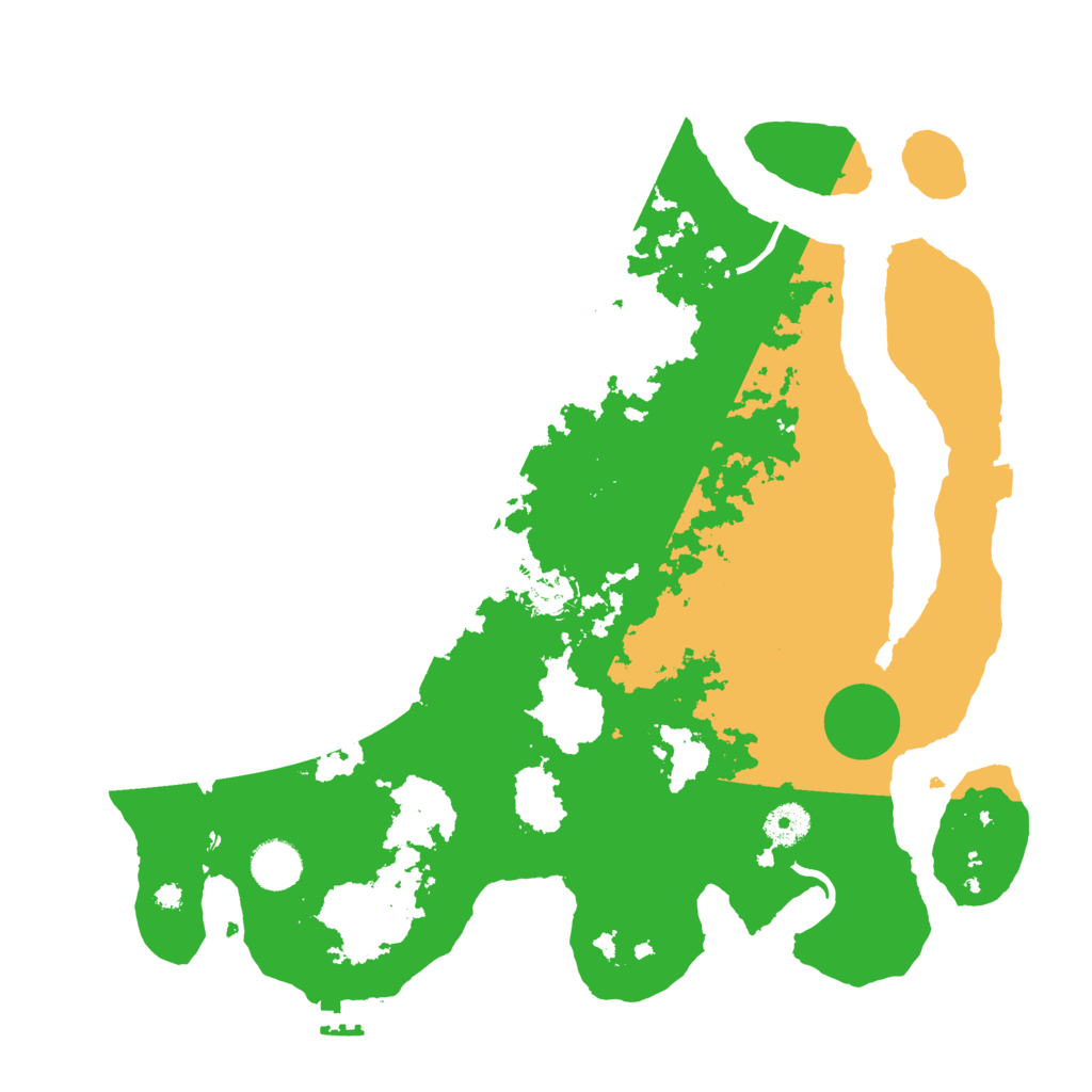 Biome Rust Map: Procedural Map, Size: 3800, Seed: 85473834