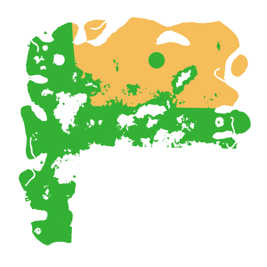 Biome Rust Map: Procedural Map, Size: 4300, Seed: 46451983