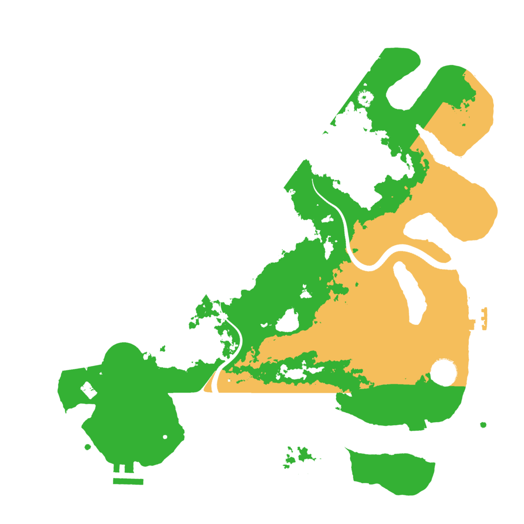 Biome Rust Map: Procedural Map, Size: 3500, Seed: 4949566