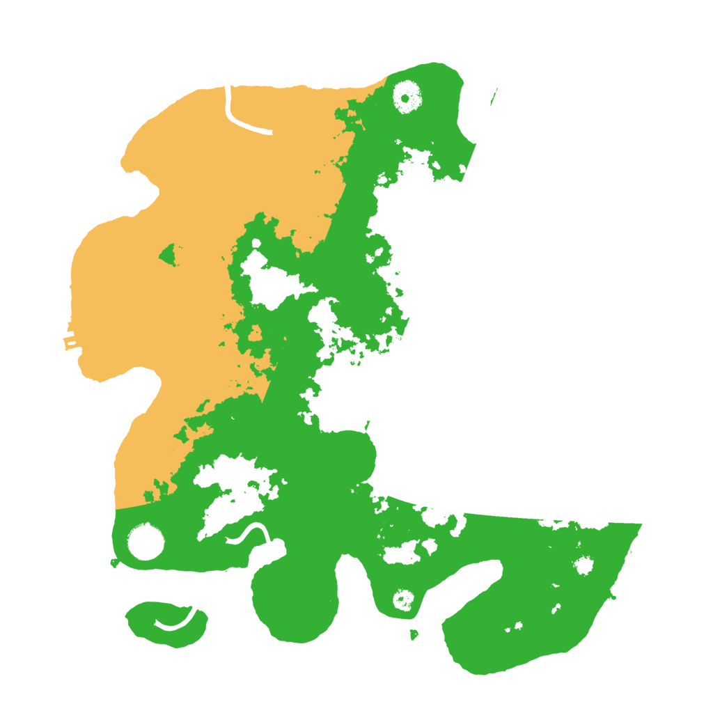 Biome Rust Map: Procedural Map, Size: 3500, Seed: 600426474