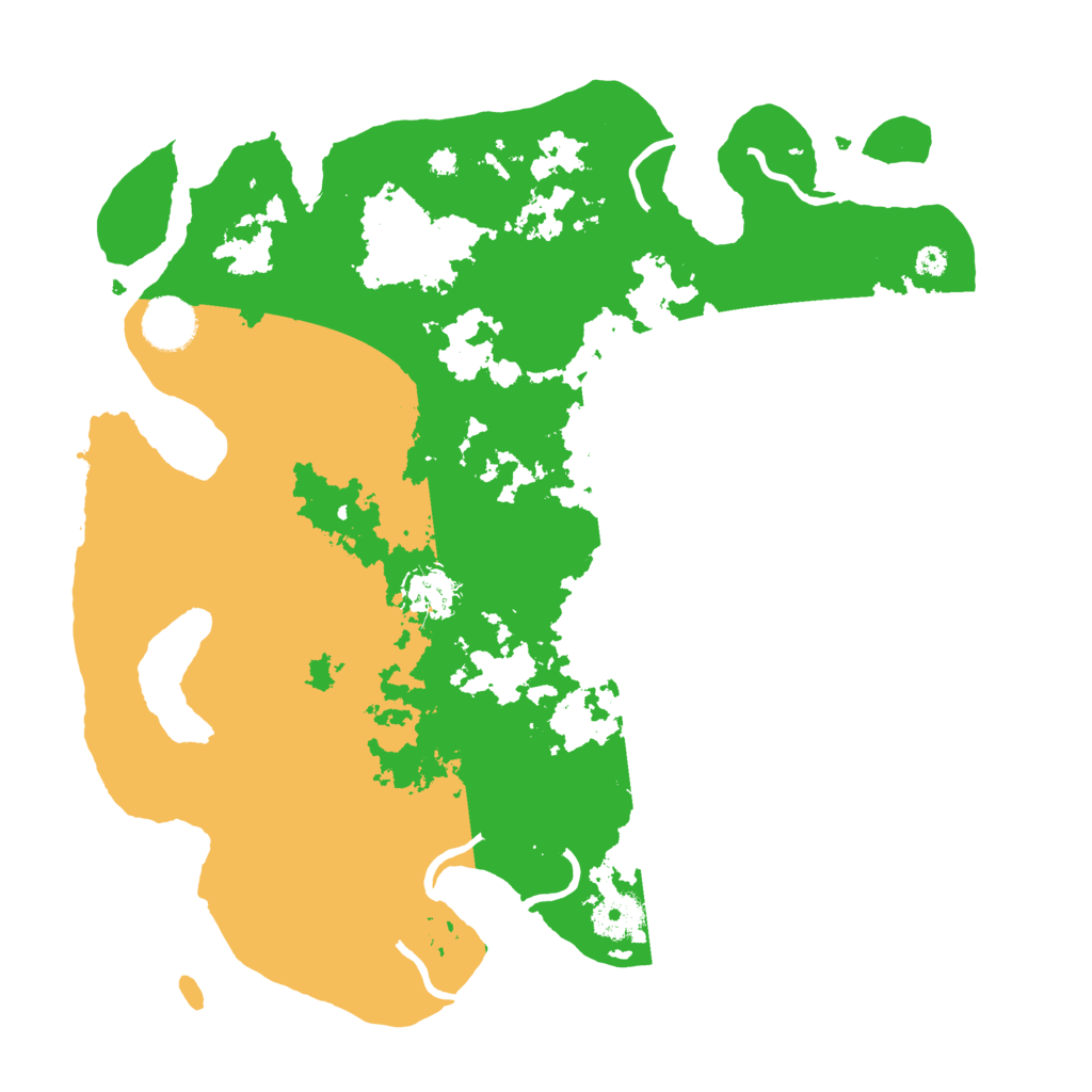 Biome Rust Map: Procedural Map, Size: 3600, Seed: 38333497