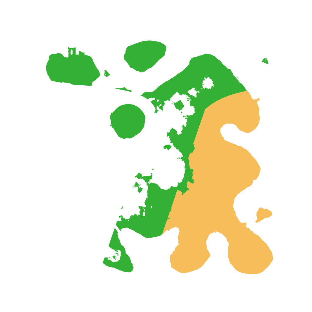 Biome Rust Map: Procedural Map, Size: 2500, Seed: 9832679