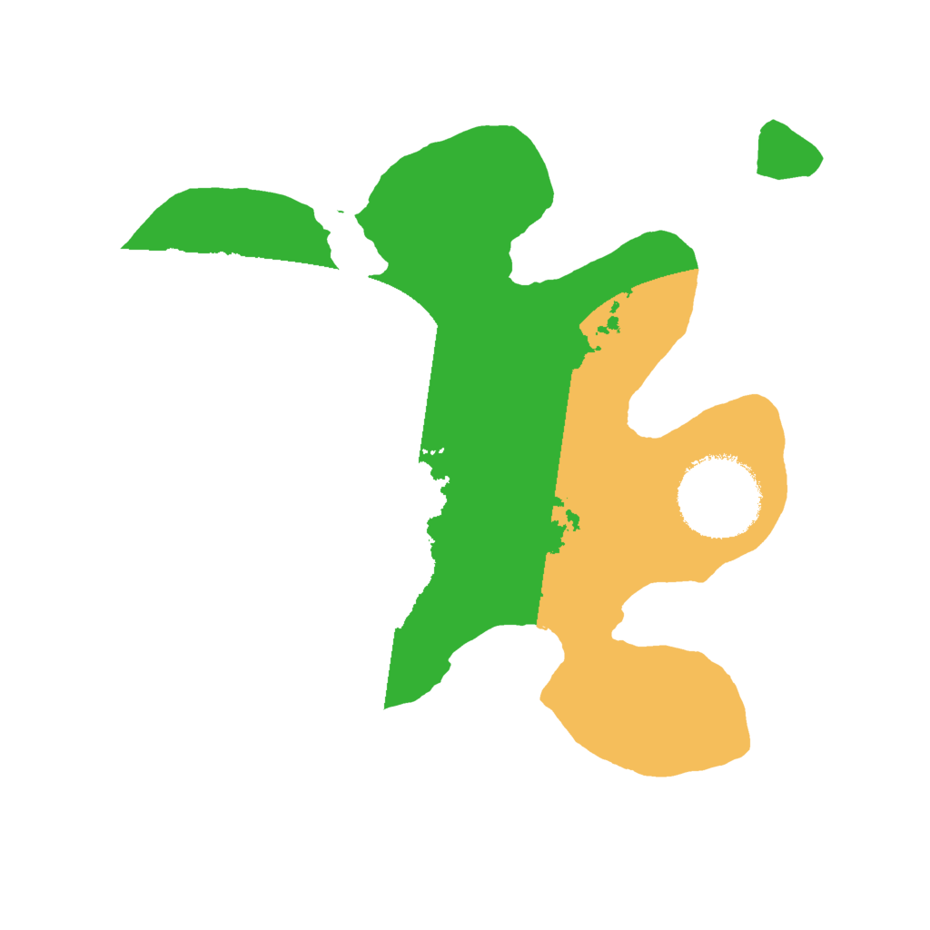 Biome Rust Map: Barren, Size: 2000, Seed: 1243