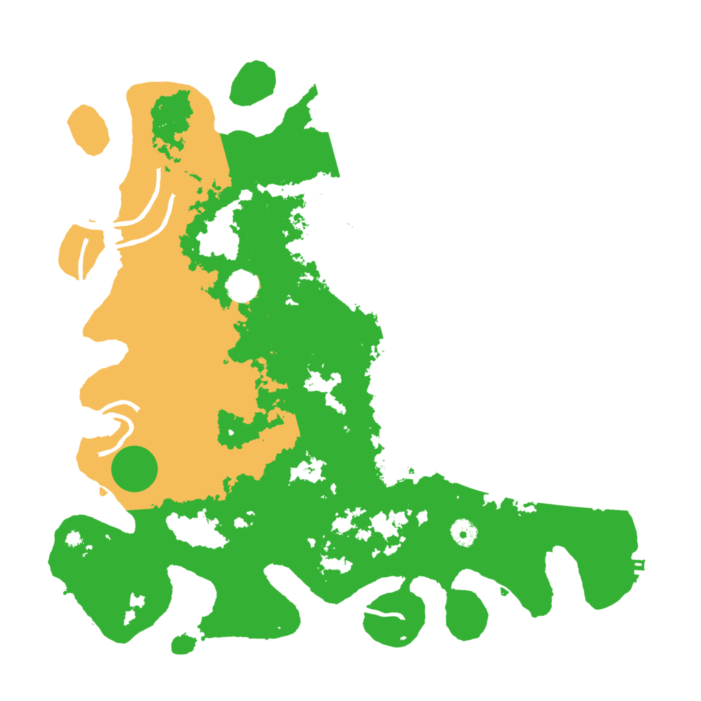 Biome Rust Map: Procedural Map, Size: 4000, Seed: 26666