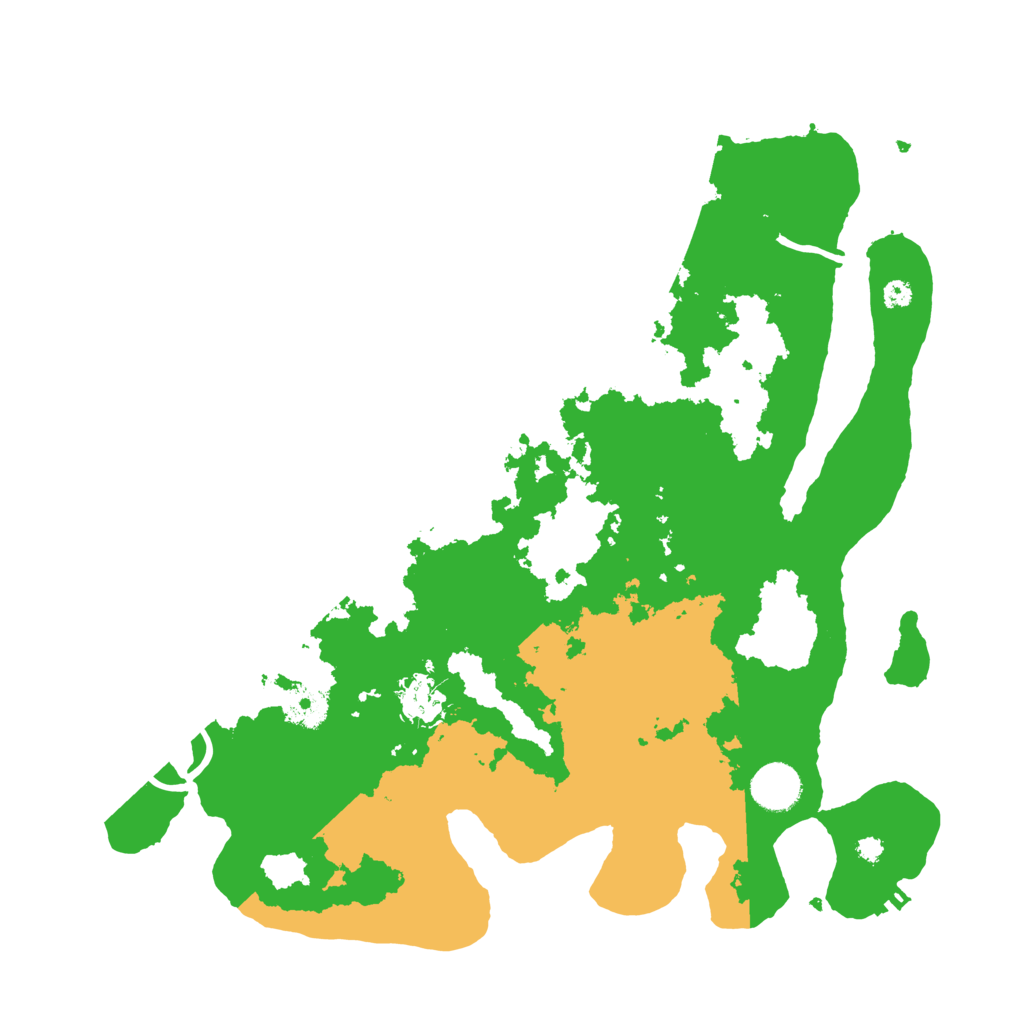Biome Rust Map: Procedural Map, Size: 3700, Seed: 98406544