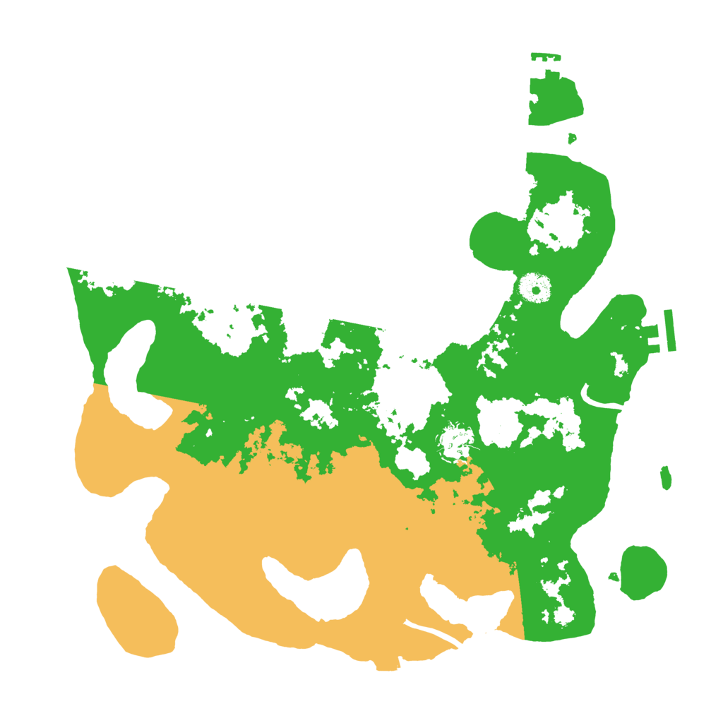 Biome Rust Map: Procedural Map, Size: 3500, Seed: 629177441