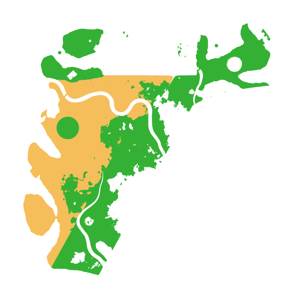 Biome Rust Map: Procedural Map, Size: 3550, Seed: 712372