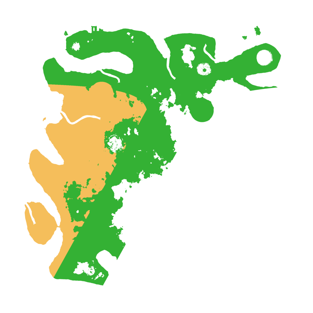 Biome Rust Map: Procedural Map, Size: 3550, Seed: 712372