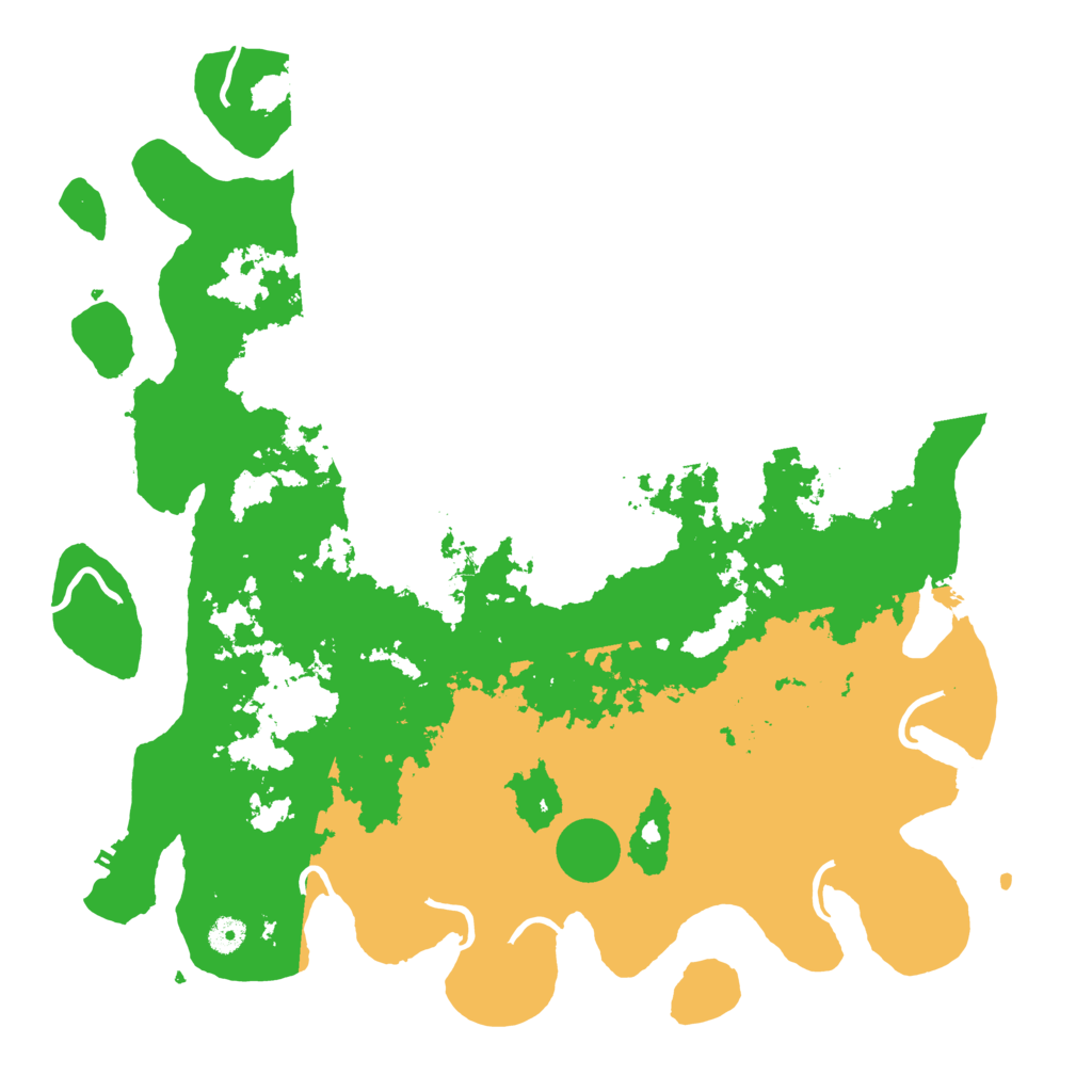 Biome Rust Map: Procedural Map, Size: 4500, Seed: 578564875