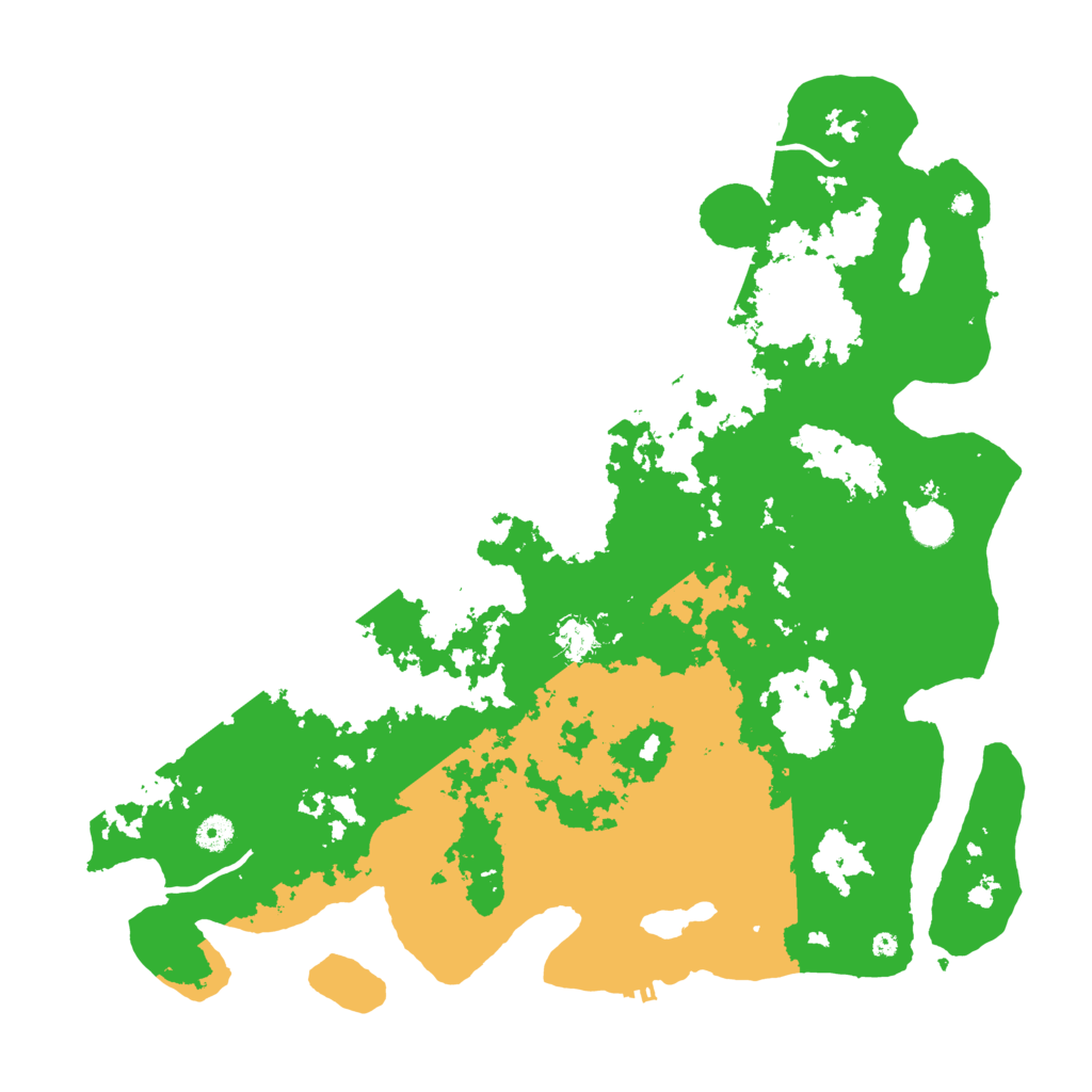 Biome Rust Map: Procedural Map, Size: 4500, Seed: 2209