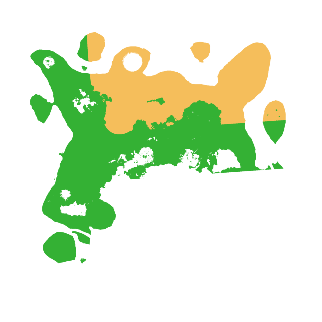 Biome Rust Map: Procedural Map, Size: 3000, Seed: 2444894