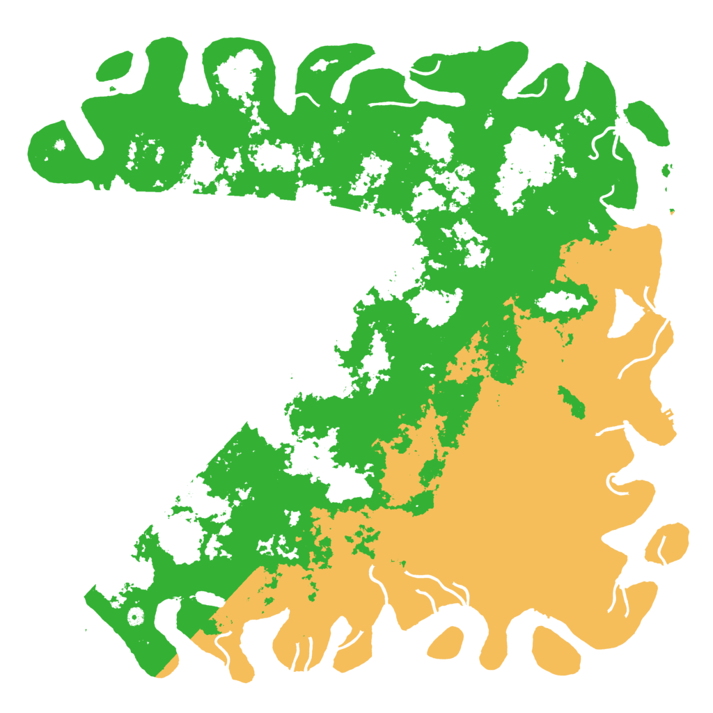 Biome Rust Map: Procedural Map, Size: 6000, Seed: 80965101
