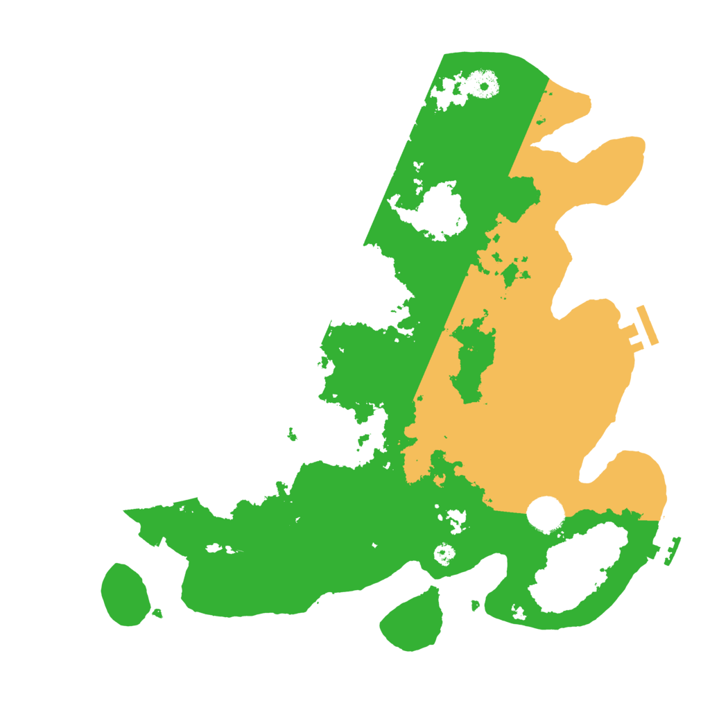 Biome Rust Map: Procedural Map, Size: 3500, Seed: 1010795708