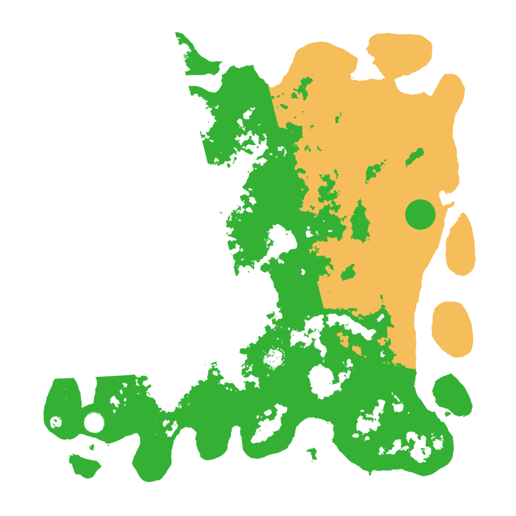 Biome Rust Map: Procedural Map, Size: 4500, Seed: 1987436985