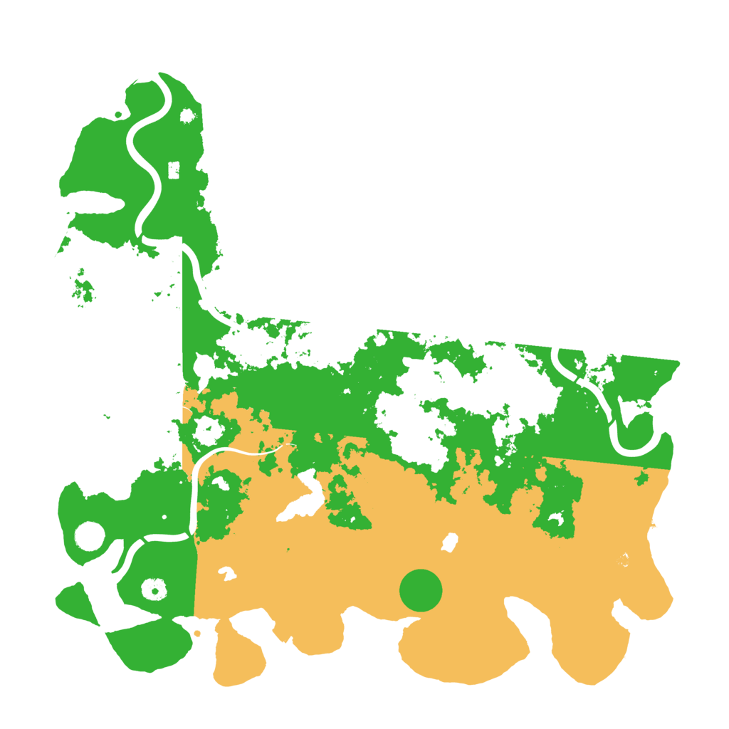Biome Rust Map: Procedural Map, Size: 4500, Seed: 438921842