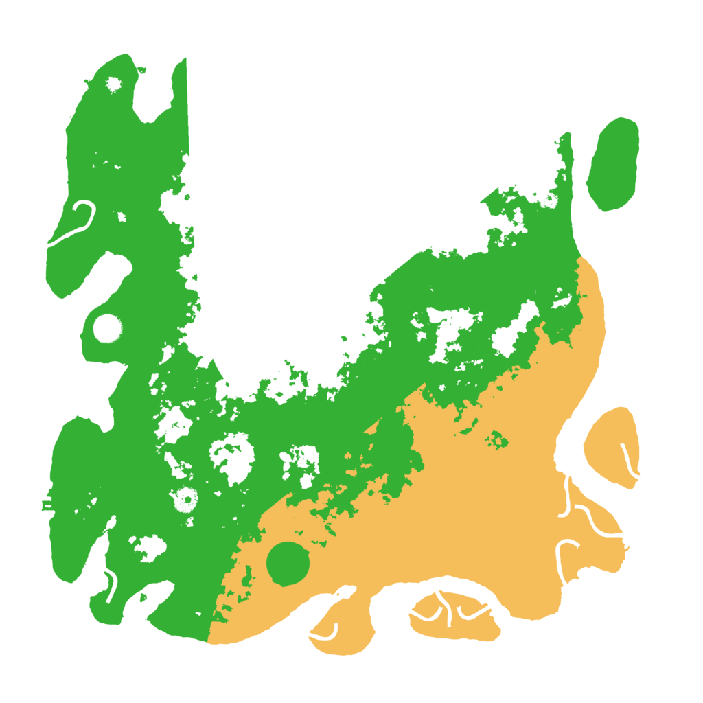 Biome Rust Map: Procedural Map, Size: 4300, Seed: 864730926