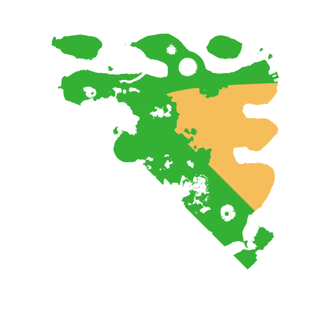 Biome Rust Map: Procedural Map, Size: 3000, Seed: 2886