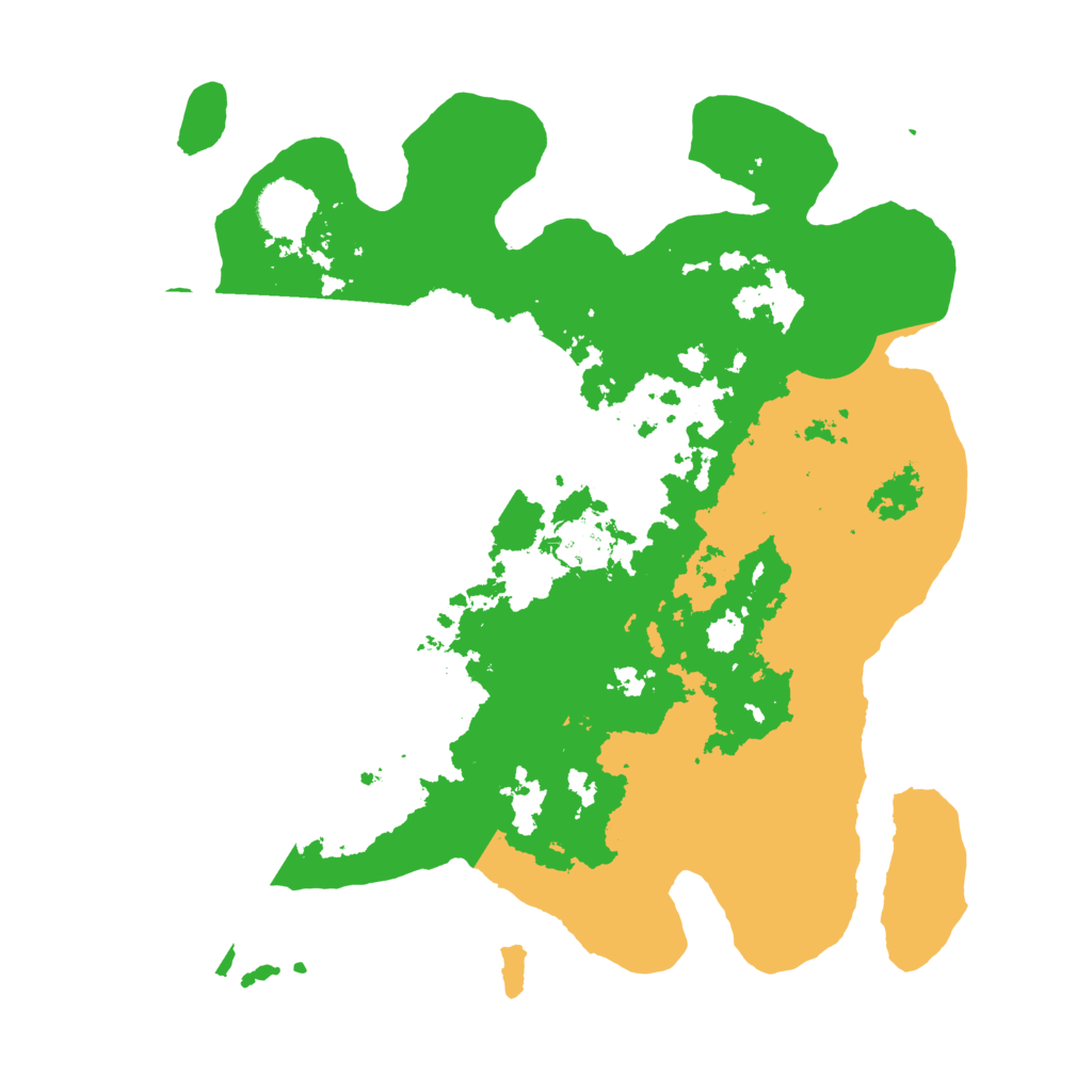 Biome Rust Map: Barren, Size: 3500, Seed: 1865352