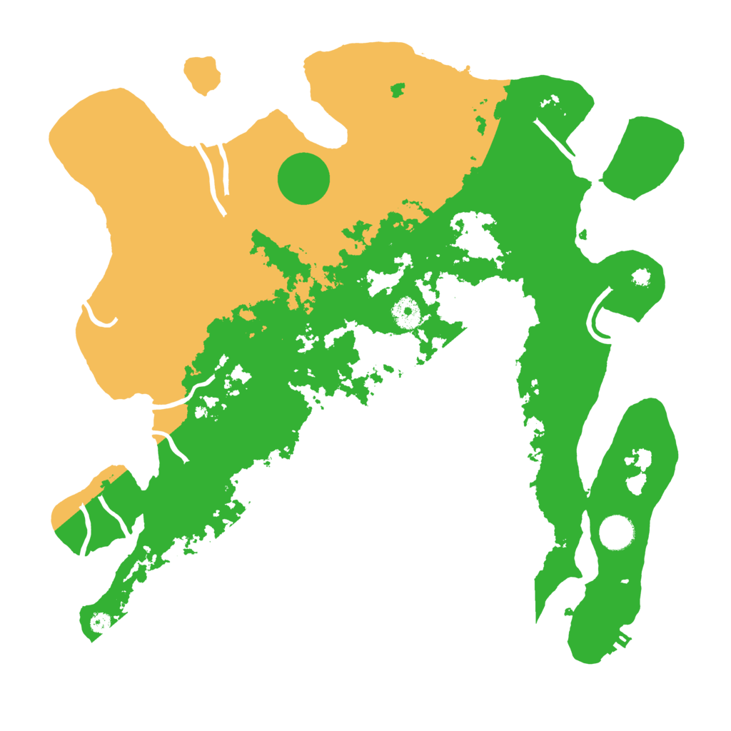 Biome Rust Map: Procedural Map, Size: 3700, Seed: 6320971