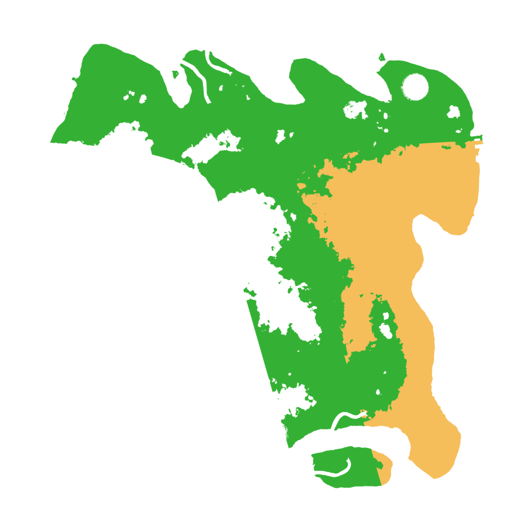 Biome Rust Map: Procedural Map, Size: 3500, Seed: 65354372