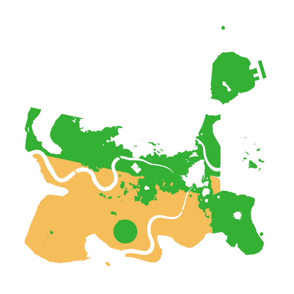 Biome Rust Map: Procedural Map, Size: 3250, Seed: 109