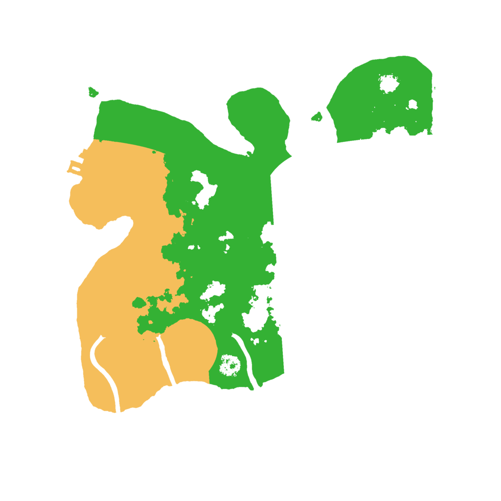 Biome Rust Map: Procedural Map, Size: 2405, Seed: 2122515986