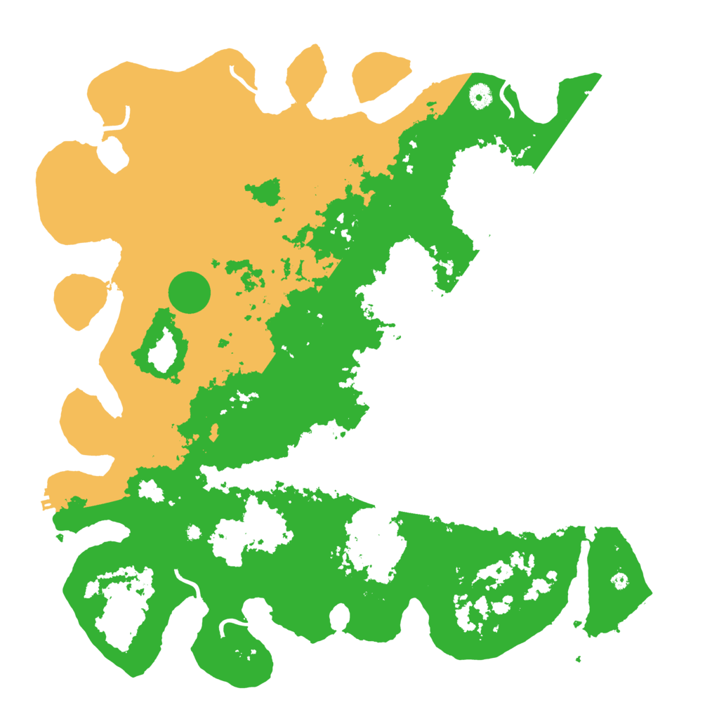 Biome Rust Map: Procedural Map, Size: 4500, Seed: 51703