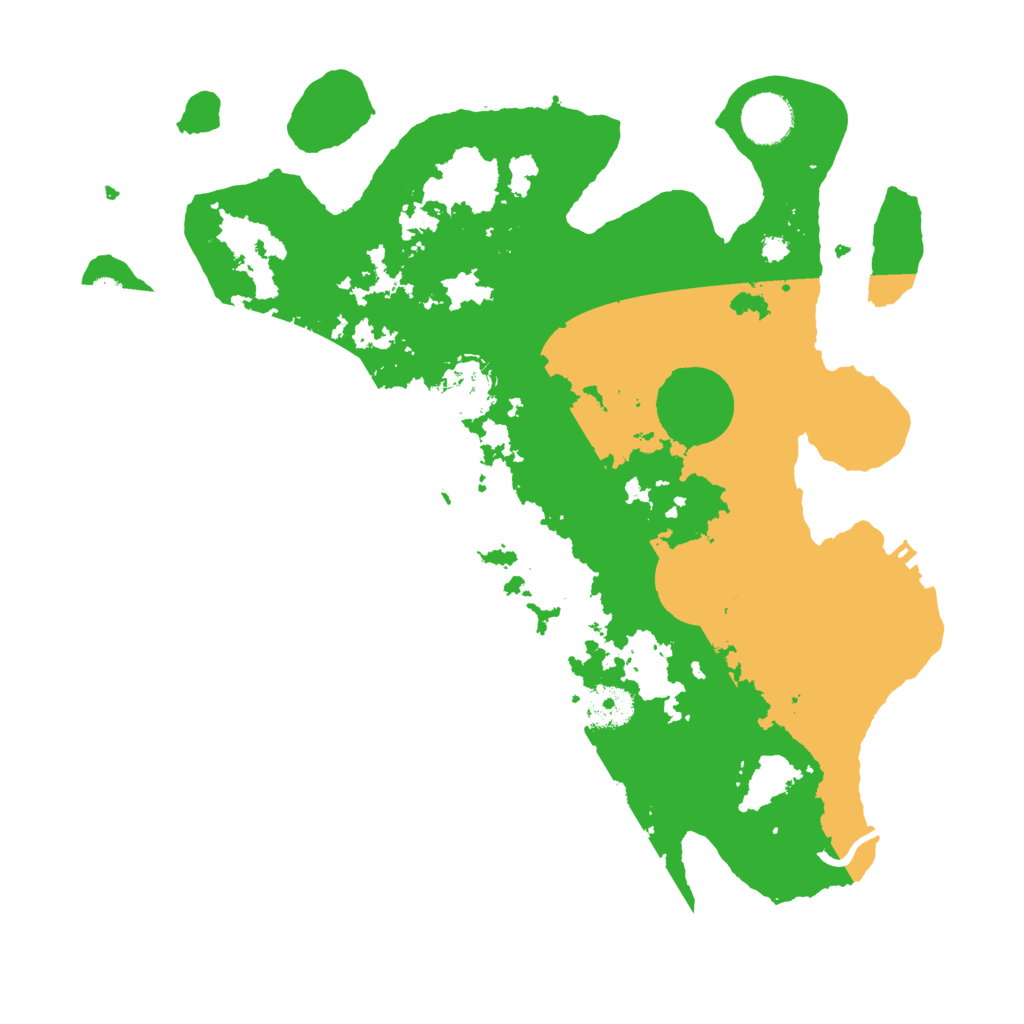 Biome Rust Map: Procedural Map, Size: 3500, Seed: 2014462712